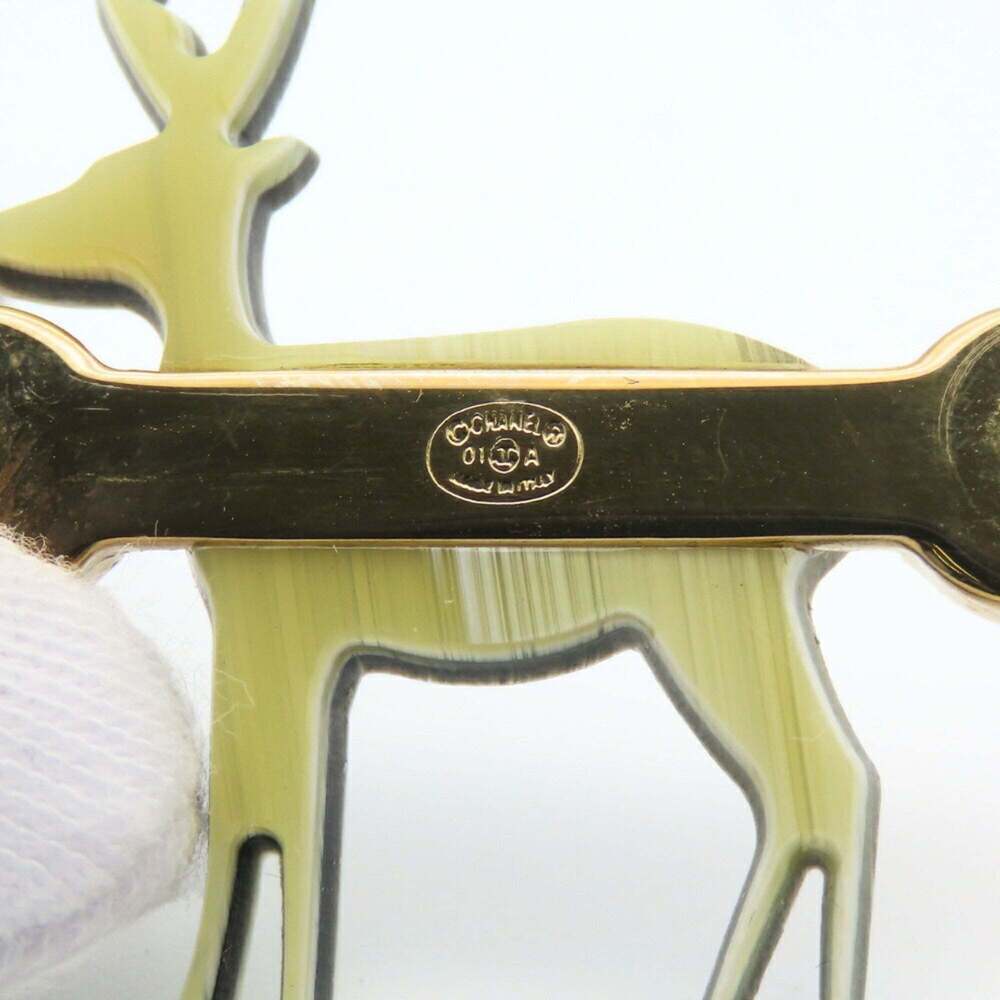 CHANEL Black Logo Brooch - Picture 7 of 11